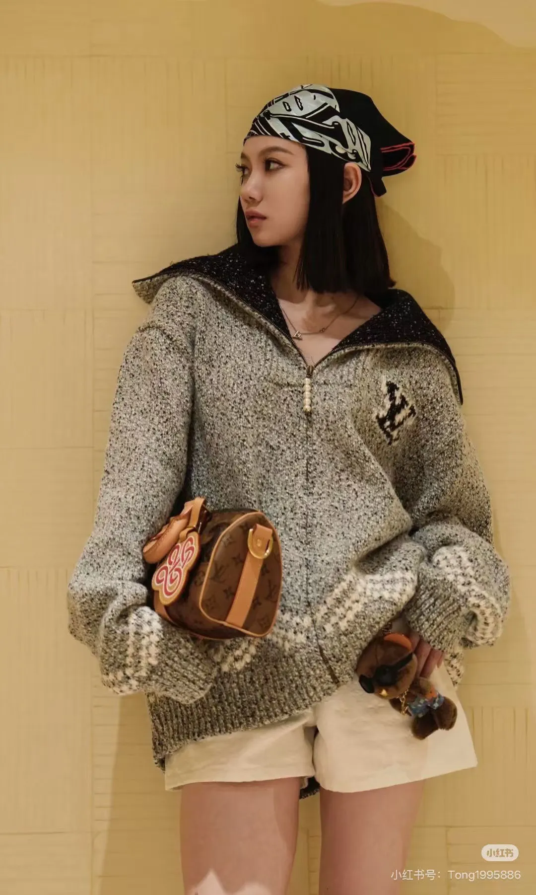 Louis Vuitton 25Fw Nigo Fishing Knitted Jacket